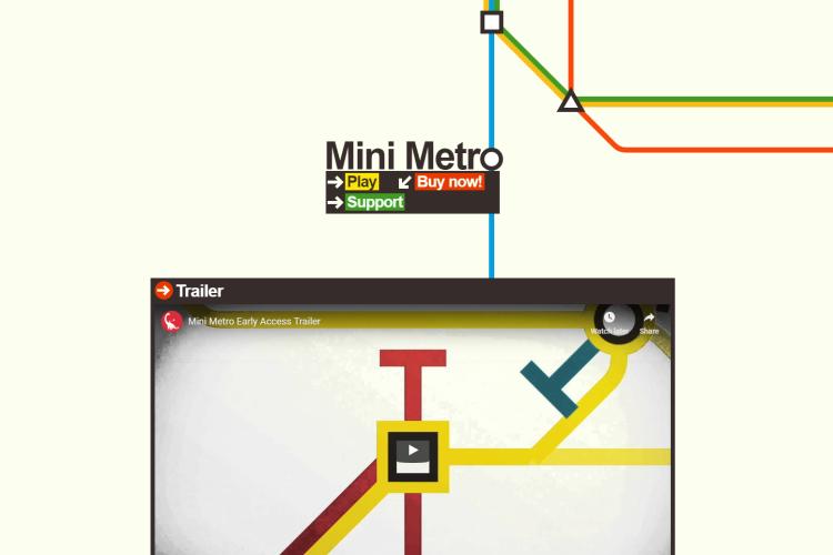 cool math games mini metro