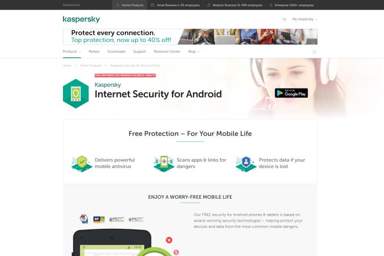 kaspersky antivirus free android