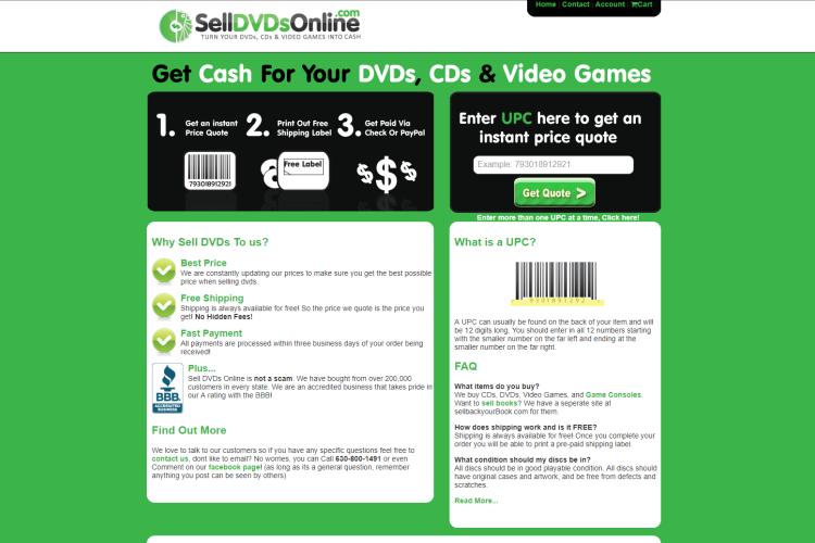 Sell DVDs Online