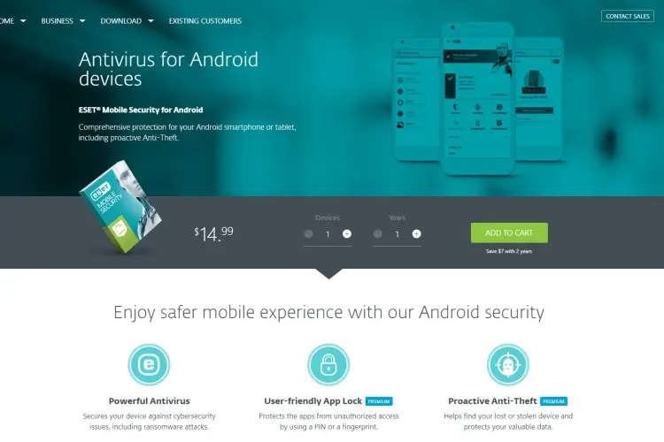 ESET MobileSecurity and Antivirus