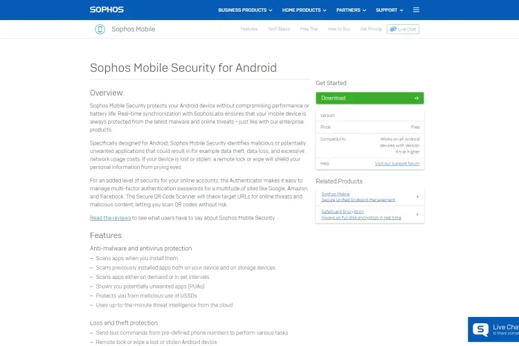 Sophos MobileSecurity