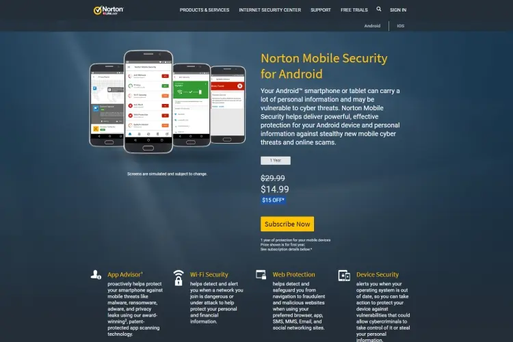 Norton MobileSecurity and Antivirus