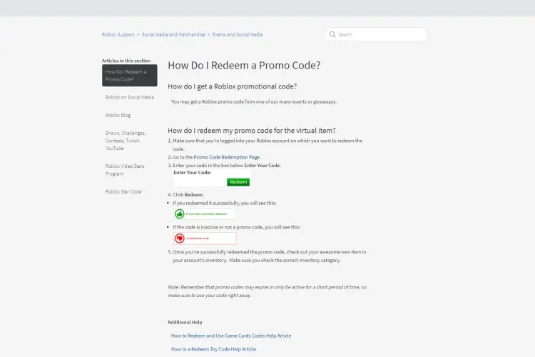 How to RedeemFree Promo Codes of ROBLOX?